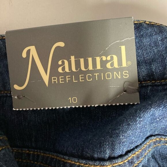 NATURAL REFLECTIONS BASS PRObBlue Women’s Flannel Lined Jeans Sz 10 New - Picture 9 of 12